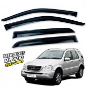 Дефлектори вікон Mercedes ML-class W-163 1997-2005 накладні (DEFL) Q2